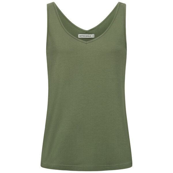 NATIVE SOULS Lyocell Damen V-Neck Top von NATIVE SOULS