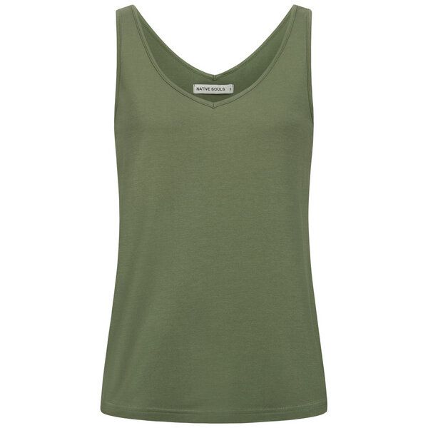 NATIVE SOULS Lyocell Damen V-Neck Top von NATIVE SOULS