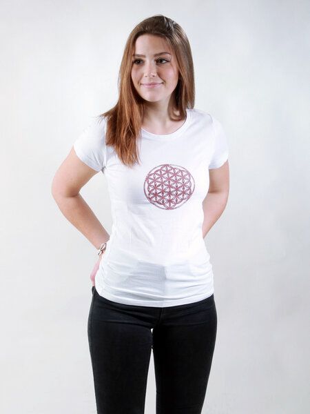 NATIVE SOULS T-Shirt Damen - Flower of Life von NATIVE SOULS