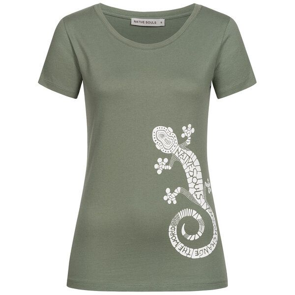 NATIVE SOULS T-Shirt Damen - Gecko von NATIVE SOULS
