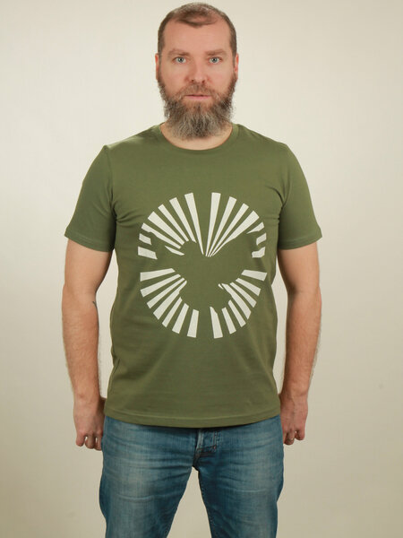 NATIVE SOULS T-Shirt Herren - Dove Sun - green von NATIVE SOULS