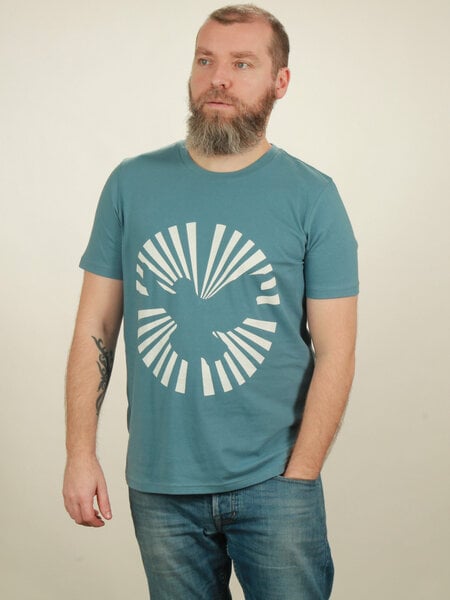 NATIVE SOULS T-Shirt Herren - Dove Sun - light blue von NATIVE SOULS