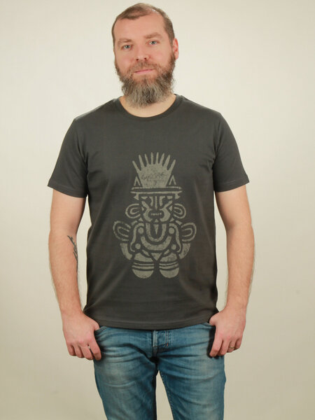 NATIVE SOULS T-Shirt Herren - Inka - dark grey von NATIVE SOULS