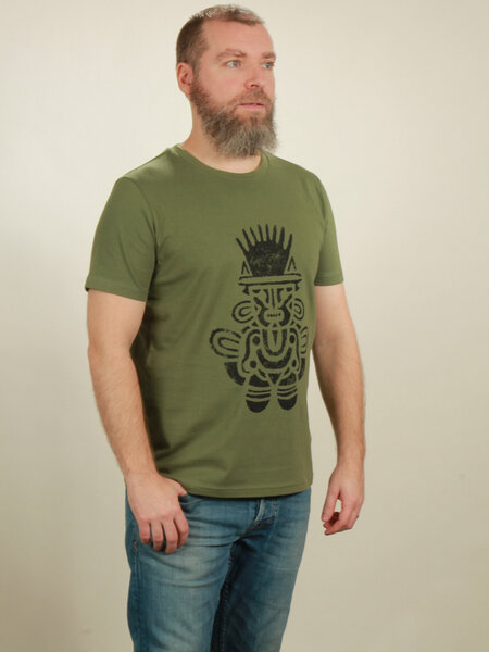 NATIVE SOULS T-Shirt Herren - Inka - green von NATIVE SOULS