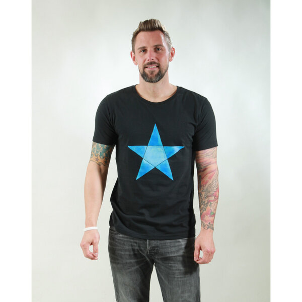 NATIVE SOULS T-Shirt Herren - Origami Star von NATIVE SOULS