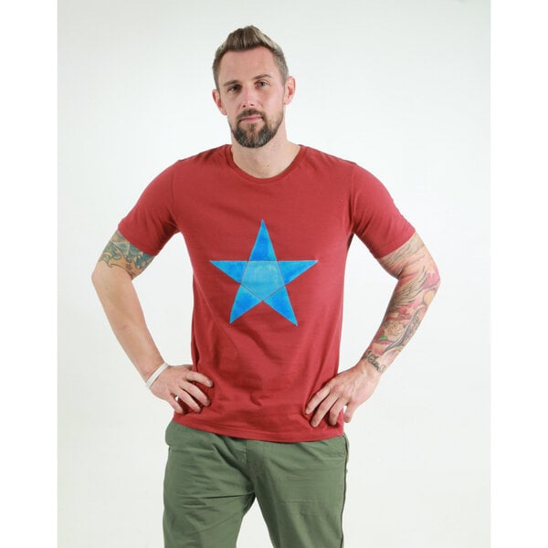 NATIVE SOULS T-Shirt Herren - Origami Star von NATIVE SOULS