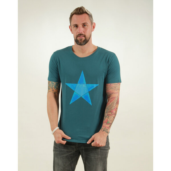 NATIVE SOULS T-Shirt Herren - Origami Star von NATIVE SOULS