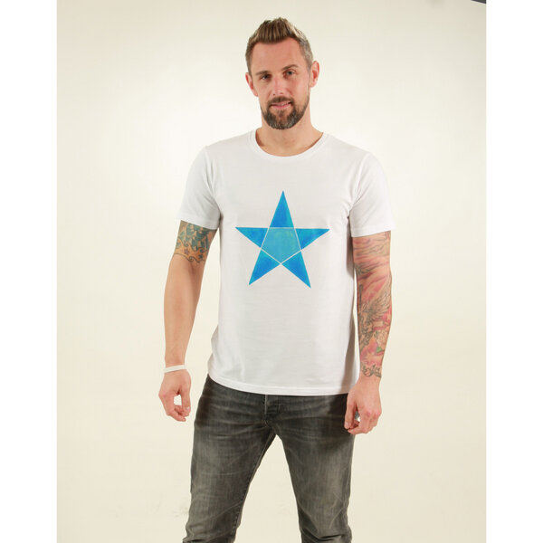 NATIVE SOULS T-Shirt Herren - Origami Star von NATIVE SOULS