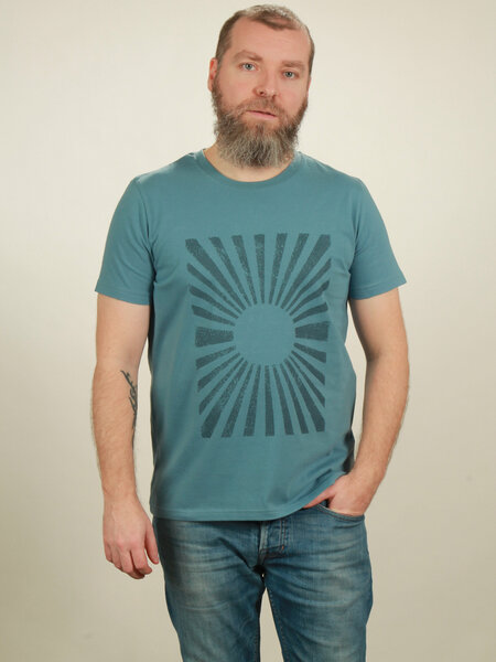 NATIVE SOULS T-Shirt Herren - Sun - light blue von NATIVE SOULS