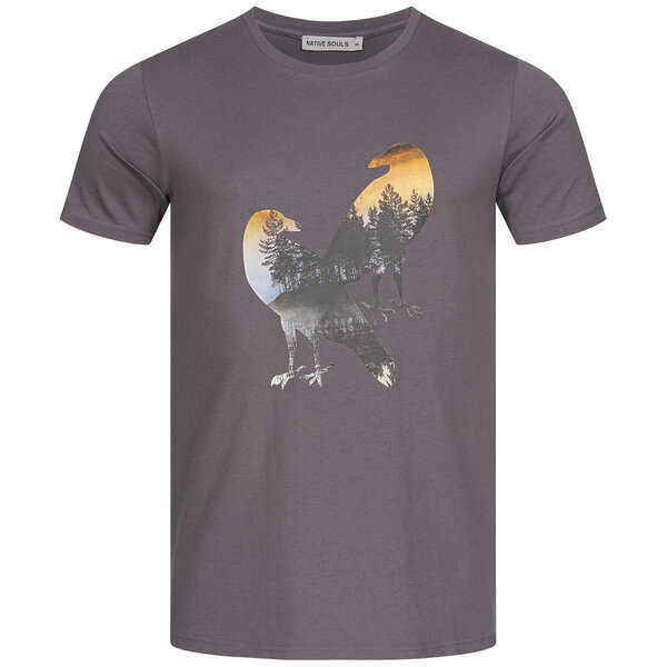 NATIVE SOULS T-Shirt Herren - Two Crows von NATIVE SOULS