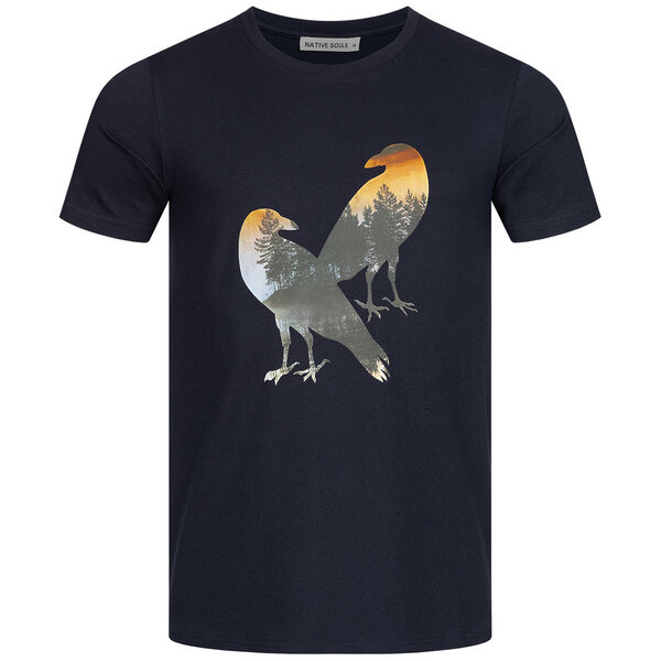 NATIVE SOULS T-Shirt Herren - Two Crows von NATIVE SOULS