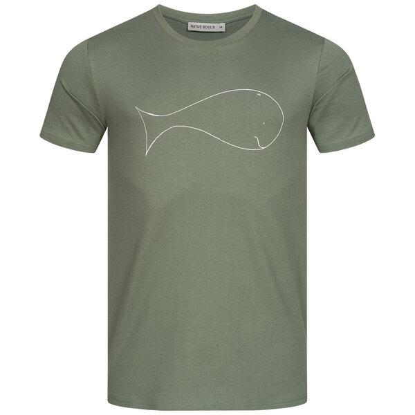 NATIVE SOULS T-Shirt Herren - Whale von NATIVE SOULS