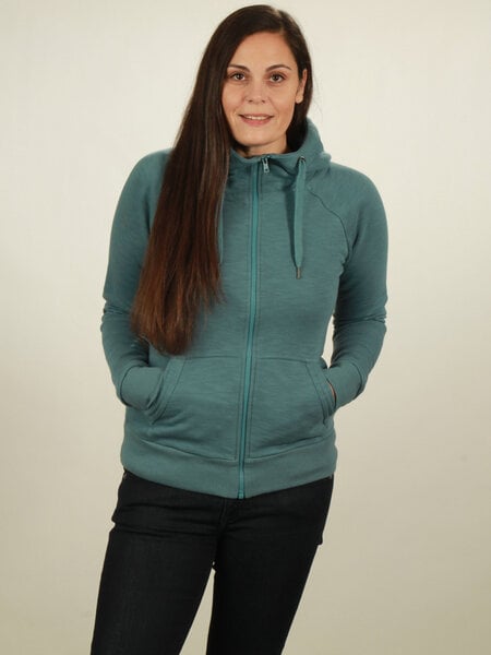 NATIVE SOULS Zip-Hoodie Damen - light turquoise von NATIVE SOULS