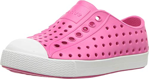 Native Kids Jefferson Child Water Proof Shoes, Hollywood Pink/Shell White, 13 Medium US Little Kid von Native Shoes