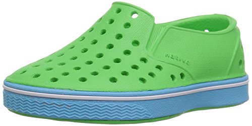 Native Kids Miles Water Proof Shoes, Riddle Green/Surfer Blue, 11 Medium US Little Kid von native