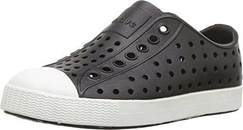 Native Kids unisex-baby Jefferson Water Shoe,jiffy black/shell white,6 Medium US Toddler von NATIVE