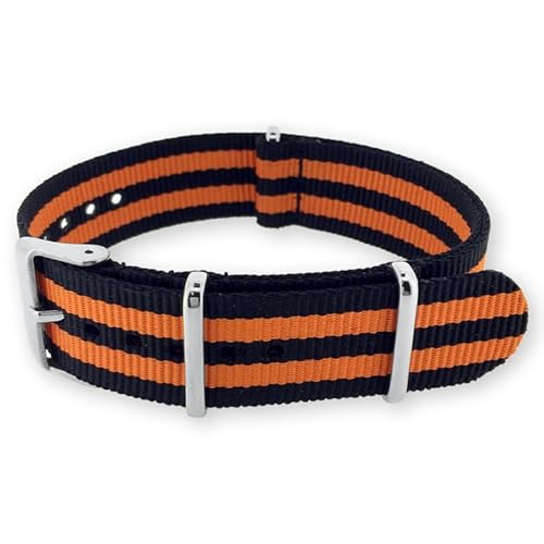 Natos.com - Bond Orange NATO Uhrenarmband G10 Military Nylon Strap - 22 mm Natos.com - Bond Orange NATO Uhrenarmband G10 Military Nylon Strap - 22 mm von Natos.com