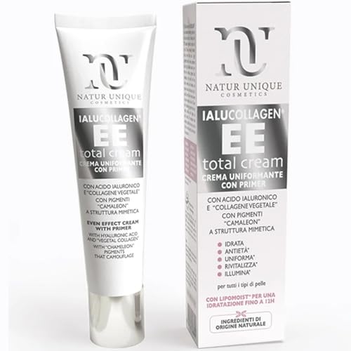 Natur Unique Ialucollagen EE Total Cream Primer | Gesichtscreme für Damen und Herren | Feuchtigkeitsspendende Gesichtscreme mit Hyaluronsäure Gesicht und Kollagen | Anti-Aging und Anti-Verschmutzung | Natur Unique Ialucollagen EE Total Cream Primer | Gesichtscreme für Damen und Herren | Feuchtigkeitsspendende Gesichtscreme mit Hyaluronsäure Gesicht und Kollagen | Anti-Aging und Anti-Verschmutzung | von NATUR UNIQUE