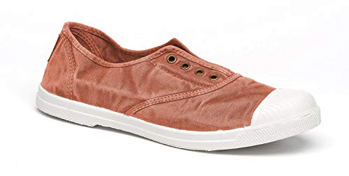 Natural World Eco - 102E Women's Trainers - Organic Cotton - 100% EcoFriendly - Coffee Brown Color von Natural World