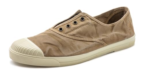 Natural World Eco - 3102E Men's Trainers - Organic Cotton Canvas Shoes - 100% EcoFriendly - Beige Color von Natural World