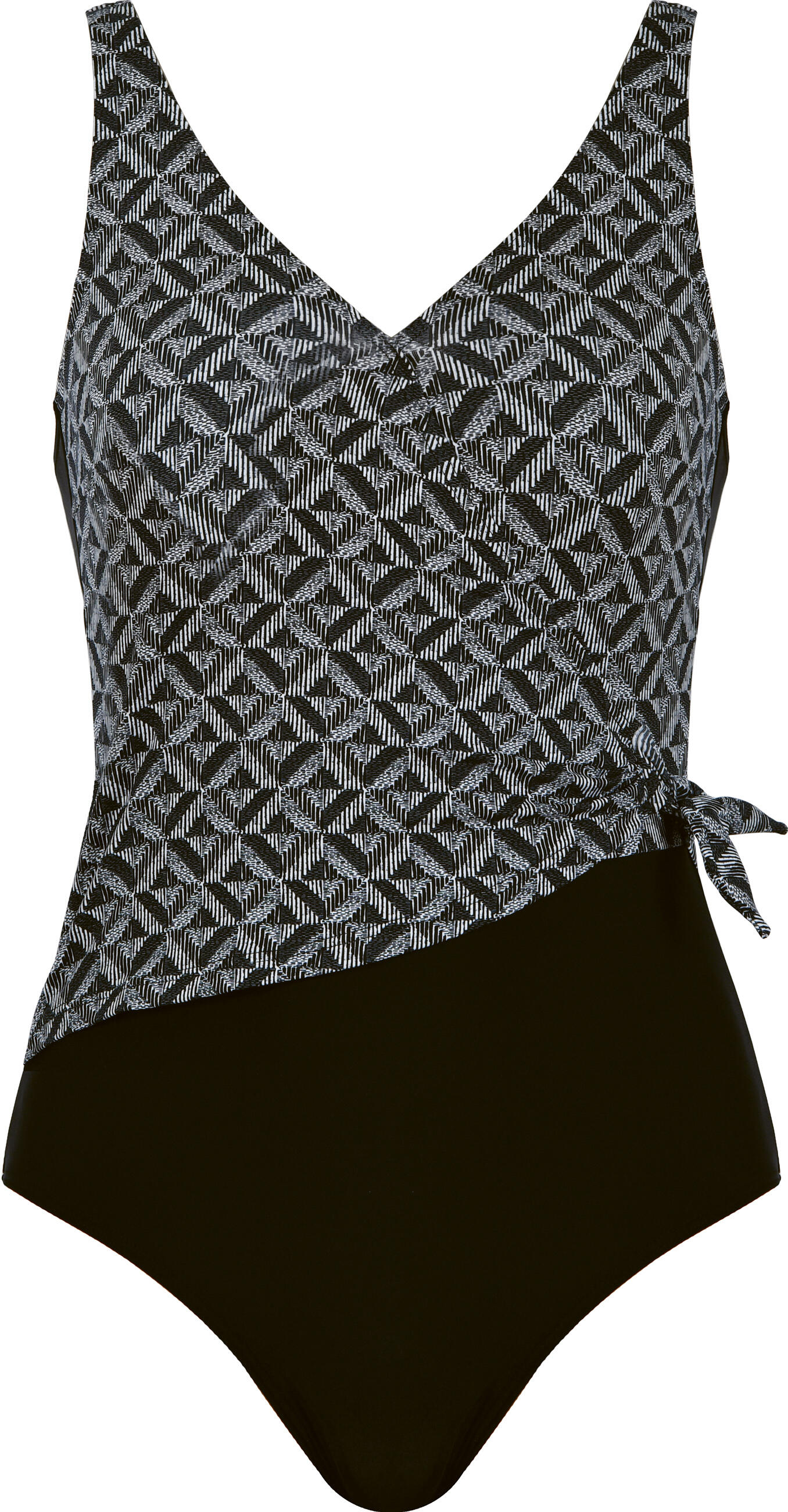 NATURANA - Shapewear Badeanzug black print - Gr. - 46C von NATURANA