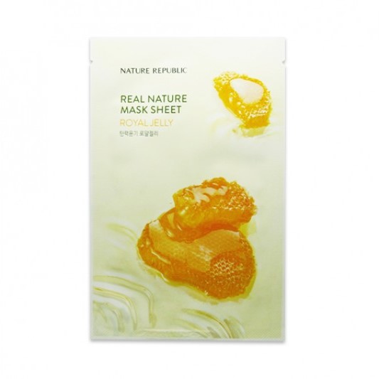 NATURE REPUBLIC - Real Nature Sheet Mask - Royal Jelly - 1stück von NATURE REPUBLIC