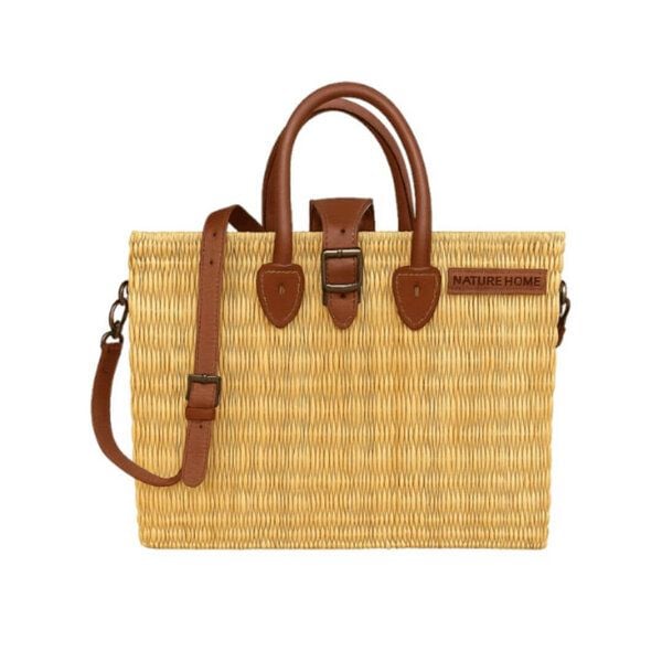 NATUREHOME Schultertasche mit abnehmbarem Schultergurt & Verschluß von NATUREHOME