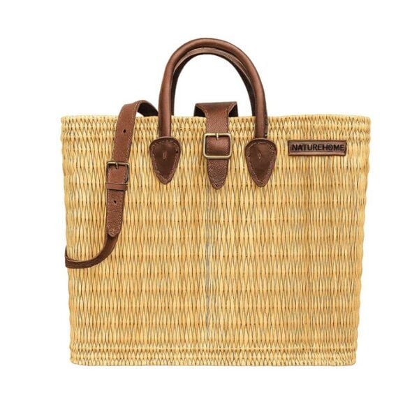 NATUREHOME Schultertasche mit abnehmbarem Schultergurt & Verschluß von NATUREHOME