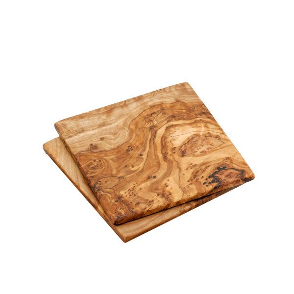 NATUREHOME Set Olivenholz Untersetzer für Gläser 2x, 4x oder 6x von NATUREHOME