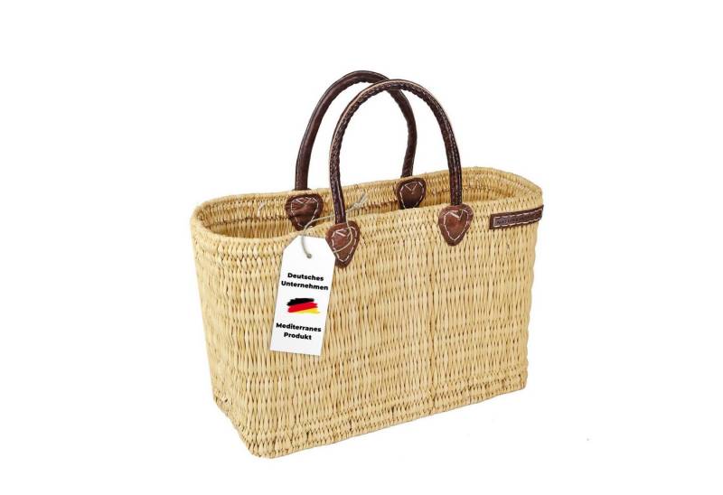 NATUREHOME Strandtasche Tasche M Schilfrohr Shopper mittelgroß, Handarbeit, Echtes Schilfrohr, Nachhaltig von NATUREHOME