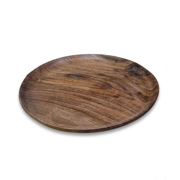 NATUREHOME Teller aus Nussbaumholz in versch. Größen von NATUREHOME