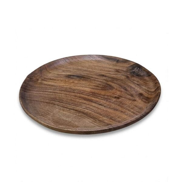 NATUREHOME Teller aus Nussbaumholz in versch. Größen von NATUREHOME