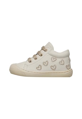 NATURINO Jungen Mädchen Hearty Krippenschuh, Bianco, 19 EU von Naturino