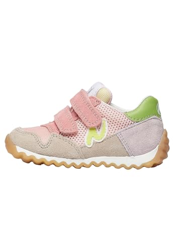 Naturino Sammy 2 VL.-Sneakers aus Leder und Stoff, Puderrosa 24 von Naturino