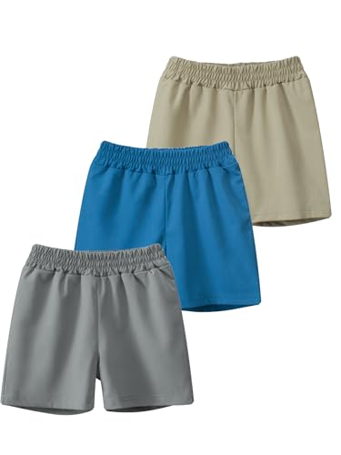 NATUST 3er-Pack Shorts für Kinder Einfarbige Kurze Hosen Schnell Trocknend SET04 134 NATUST 3er-Pack Shorts für Kinder Einfarbige Kurze Hosen Schnell Trocknend SET04 134 von NATUST