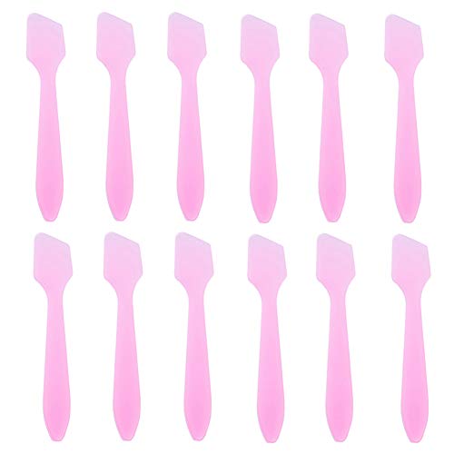 Einweg-Kosmetik-Gesichtspackung, Löffel, Spatel, Gesichtscreme, Mini-Löffel, Schlamm, Gesichtspackung, Rührer, Stößel, Applikator, DIY, Beauty-Werkzeug, 100 Stück von NATUWORLD