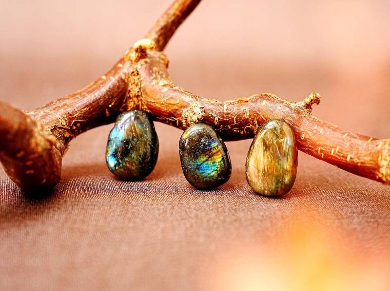 Labradorit Anhänger Für Kette I Glückstropfen Gebohrt, Spirituelle Geschenkidee von NATUrcORPUritual