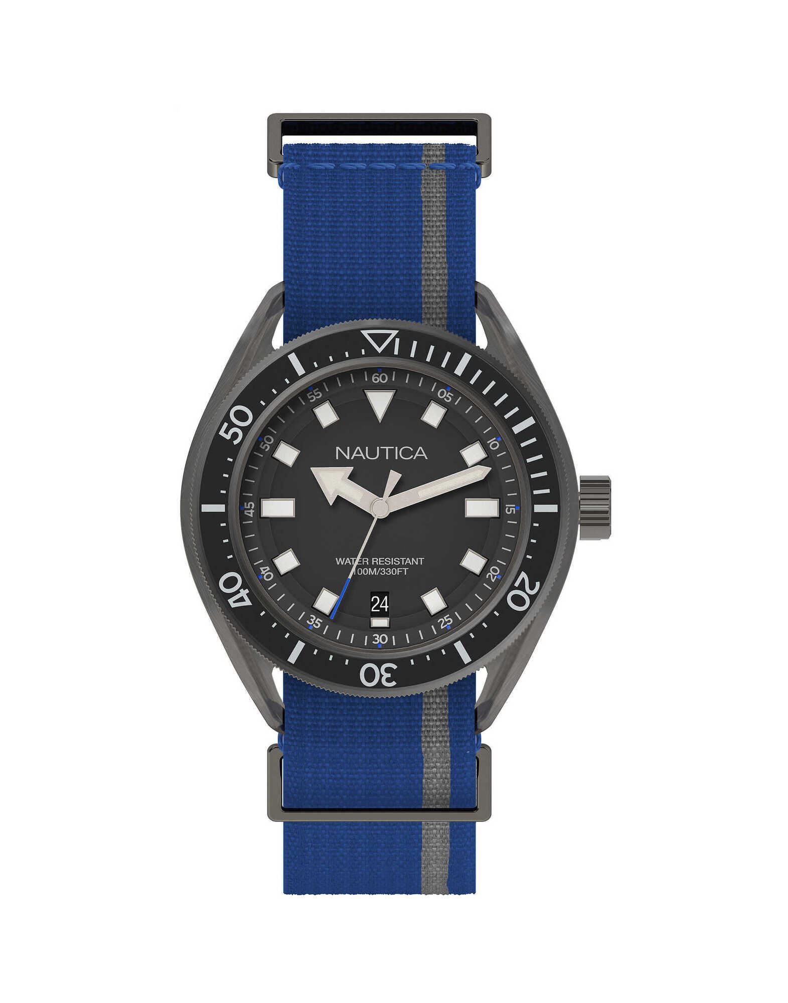 NAUTICA Armbanduhr Herren Blau von NAUTICA