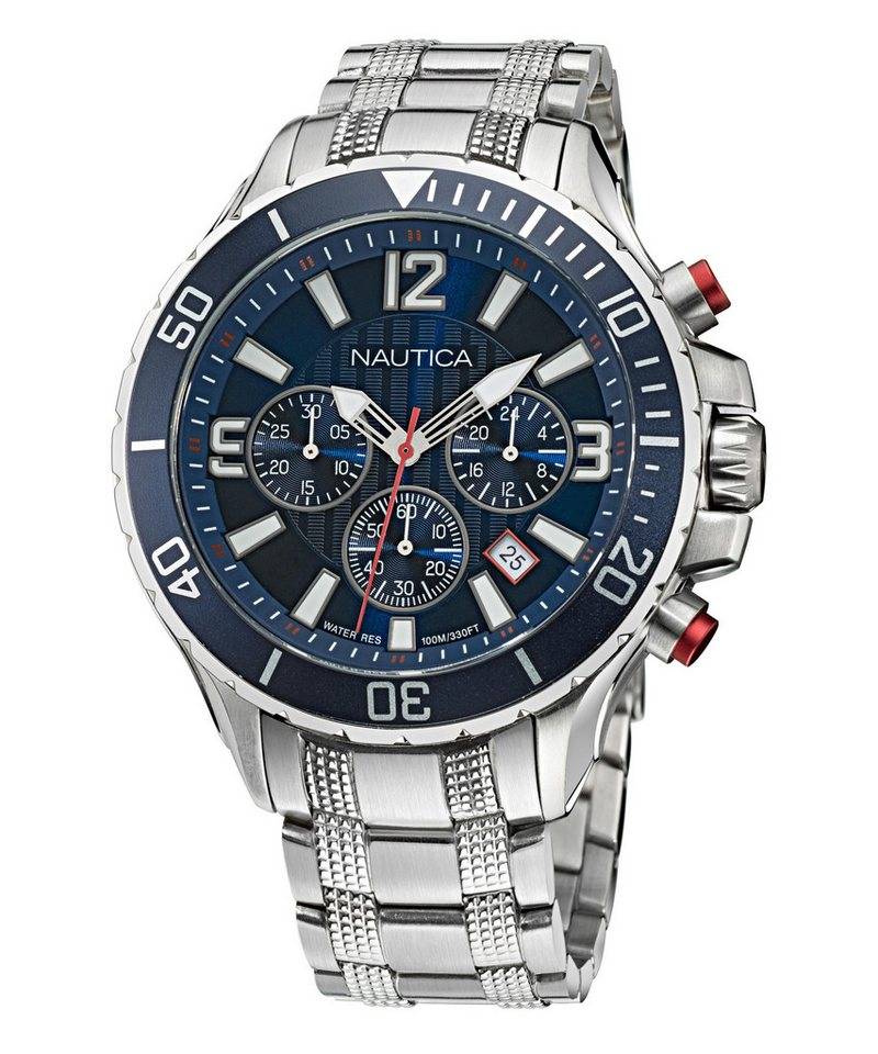 NAUTICA Quarzuhr NST, (1-tlg), Quarz-Analoguhr von NAUTICA