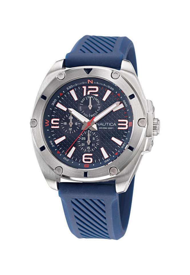 NAUTICA Quarzuhr TIN CAN BAY, (1-tlg), Quartz Analog von NAUTICA