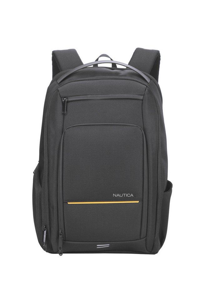 NAUTICA Rucksack Business Rucksack 26L – Laptopfach & Polyester schwarz/grau von NAUTICA