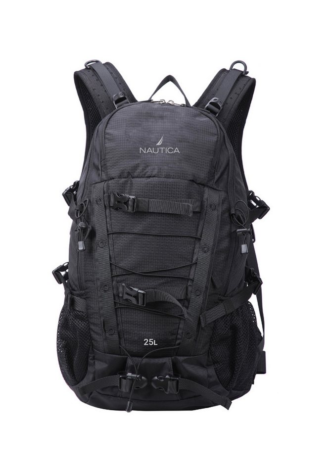 NAUTICA Rucksack Trekking Rucksack 25L schwarz – Wanderrucksack Outdoor von NAUTICA