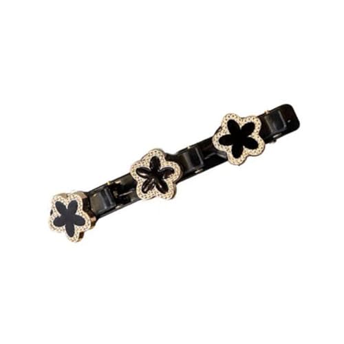 Doppellagige Haarspangen mit funkelnden Kristallsteinen, geflochtene Haarspange, Haarnadel, G-Zubehör für Damen, N3Y2 von NAUXIU