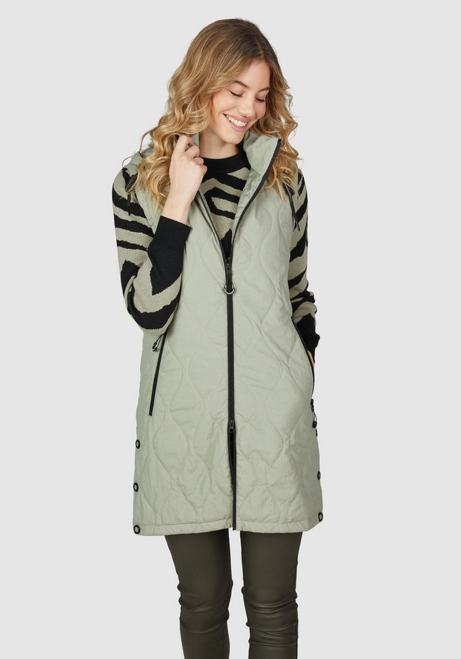 NAVIGAZIONE Steppweste mit verlängertem Schnitt von NAVIGAZIONE