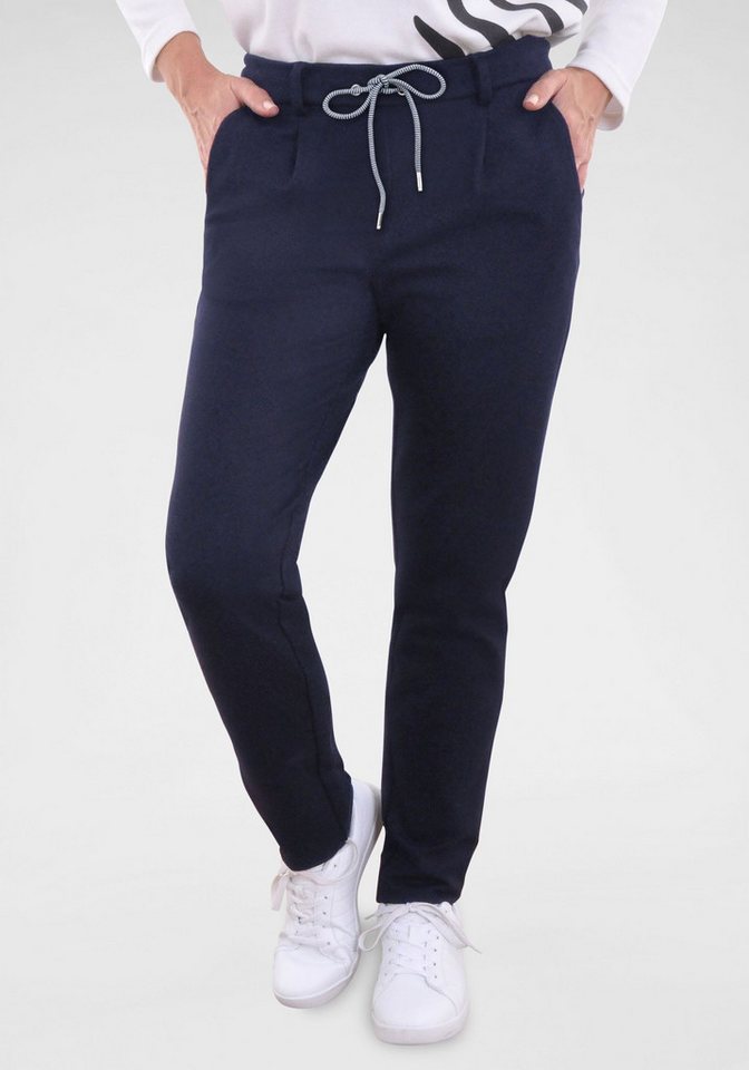 NAVIGAZIONE Stoffhose Punto di Roma im Punto di Roma-Stil von NAVIGAZIONE