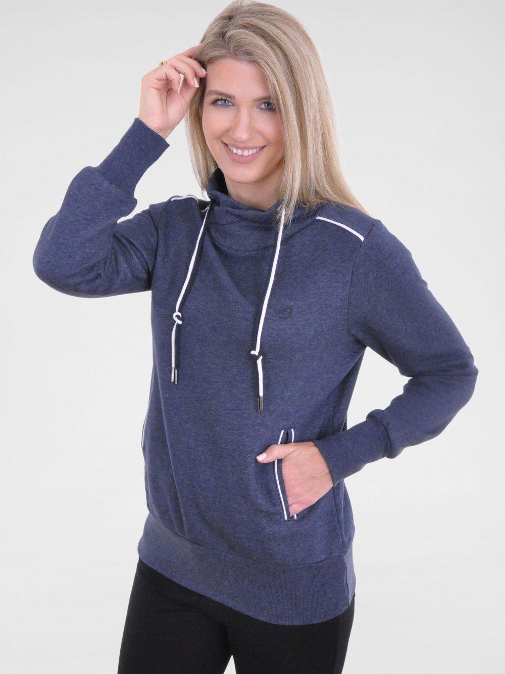 Navigazione Sweatshirt Damen Baumwolle, blau von NAVIGAZIONE