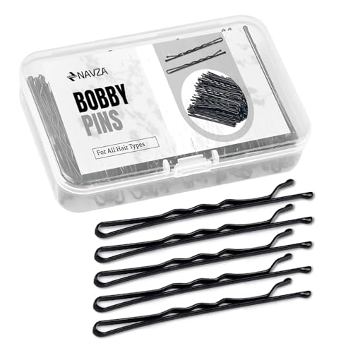 200 Stück Bobby Pins Haarspangen Haarklammern Haarklammern Kirby Grips - Frauen Haar Styling Pins mit Aufbewahrungsbox - Mädchen Haarschmuck 200 Stück Bobby Pins Haarspangen Haarklammern Haarklammern Kirby Grips - Frauen Haar Styling Pins mit Aufbewahrungsbox - Mädchen Haarschmuck von NAVZA