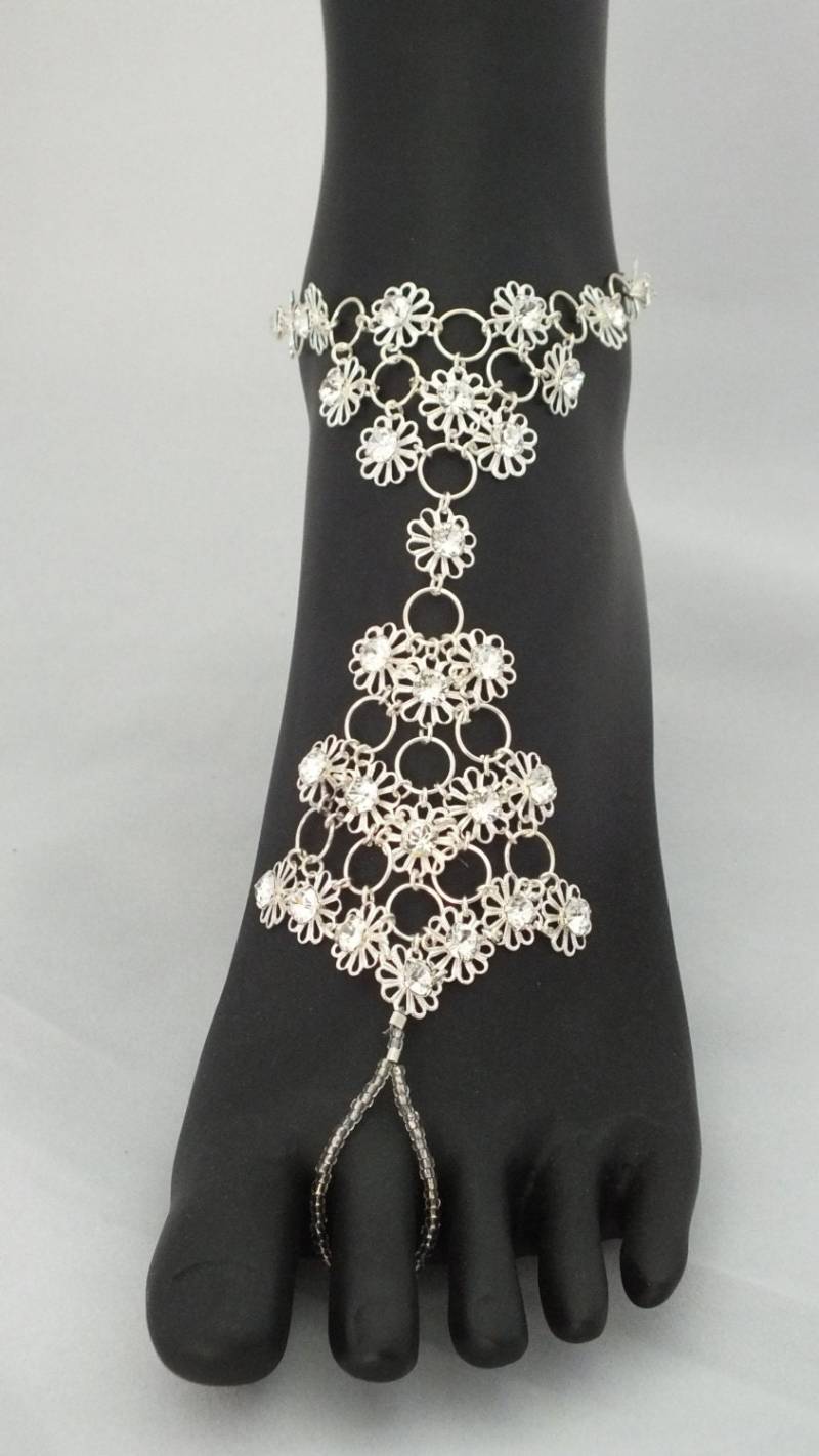 Glanz Barfuss Sandalen, Fußschmuck von NAWaterman