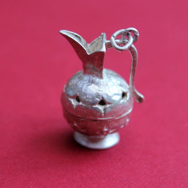 Vintage Anhänger Massiv Silber Handarbeit/Ewer/Ausgehöhlt von NAttic