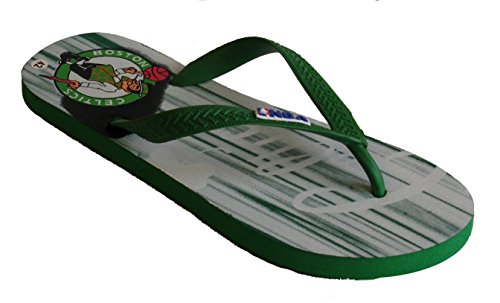 NBA Boston Celtics 1541 Flip-Flops, Grün - Weiß Grün - Größe: 41 EU von NBA